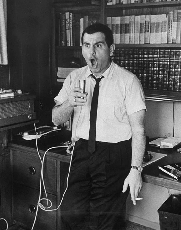 David Seville with turntables and microphone used to alter his voice by raising it an octave, the same technique he would use for “Alvin and the Chipmunks.”