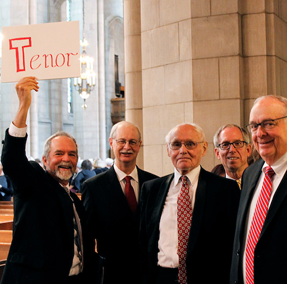 Tenor Men in Choir